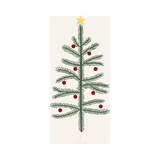 Ib Laursen - 16 Kerstservetten - Papier - 3-laags, 40x40cm