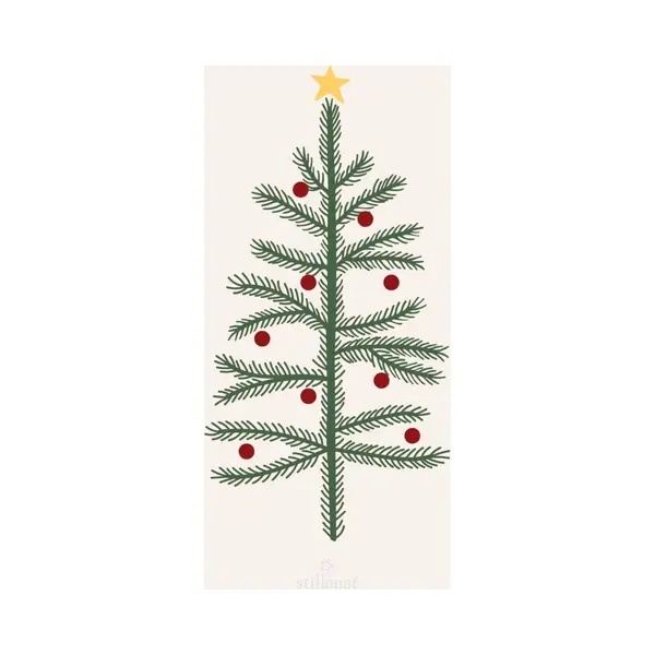 Ib Laursen - 16 Kerstservetten - Papier - 3-laags, 40x40cm thumbnail