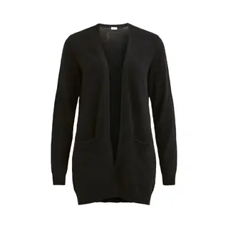 Vila Gebreid Vest 'Ril' Zwart