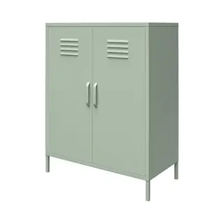 Highboard Mission District Metall 102 X 80 X 40 Cm Pulverbeschichtet Blassgrün