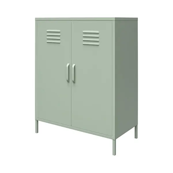 Highboard Mission District Metall 102 X 80 X 40 Cm Pulverbeschichtet Blassgrün thumbnail