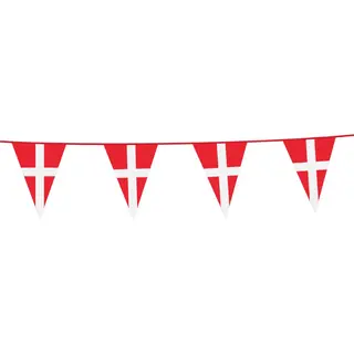 Pe Vlaggenlijn Slinger Denemarken - Danmark, Lengte 10 Meter