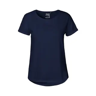Neutral Ladies Roll Up Sleeve T-Shirt, Größe, L, Farbe, Navy