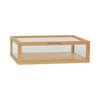 Hubsch Interior HÜBsch Interior - View Eiken Tafelmodel Vitrinekastje Small - 40x30xh12cm