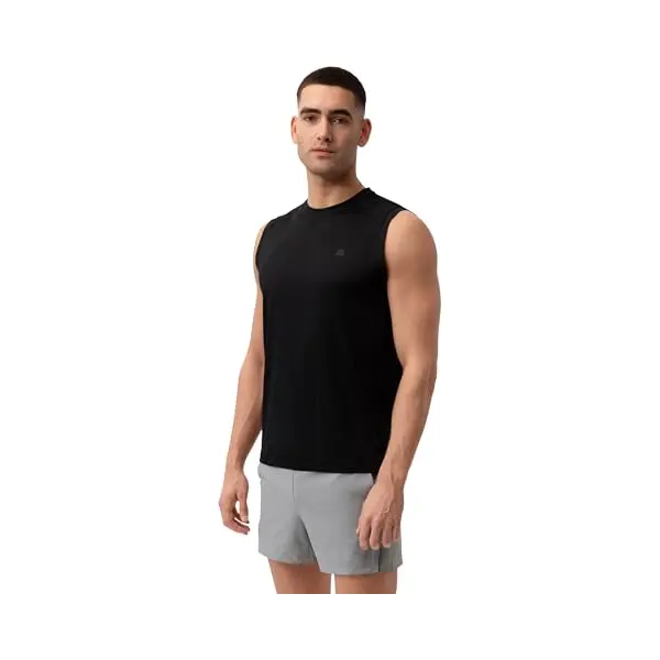 Danish Endurance Sport Tank Top Voor Heren - Quick-Dry - Gerecycelde Materialen - Zwart - Maat M thumbnail