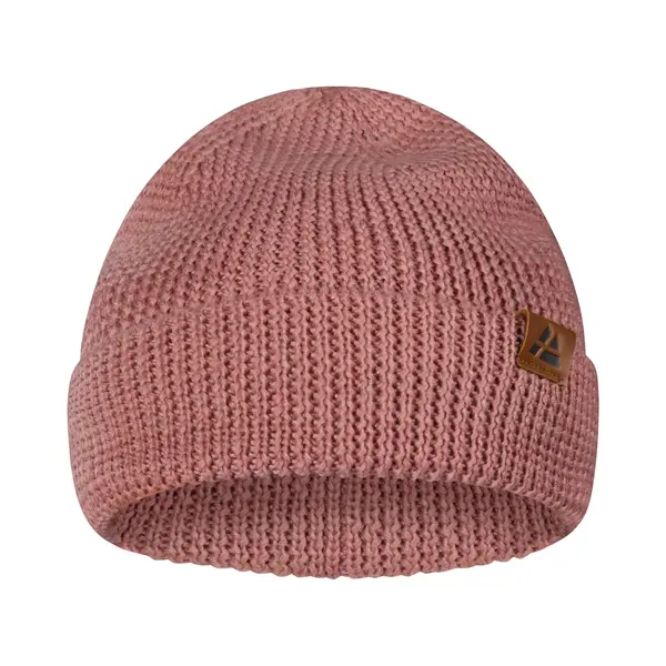 Danish Endurance Beanie Met Merinowol - Gebreid - Roze thumbnail