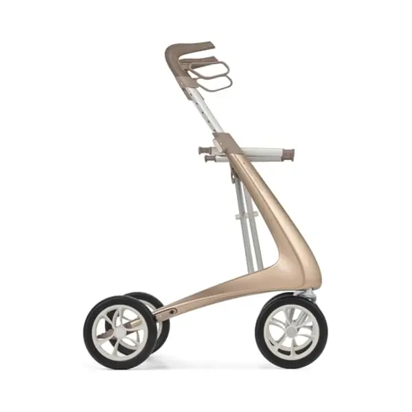 ByACRE Carbon Ultralight Rollator - Welt Leichtester Carbon Rollator - Nur 4, 8kg - Für Indoor Und Outdoor - Faltbar Und Leicht In Den Kofferraum Und thumbnail