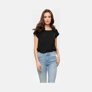 Only 15142784 Top Korte mouw Elastaan, Polyester