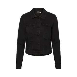 Noisy May NMDebra Black Wash Denim Jacket Frauen Jeansjacke Schwarz Xs