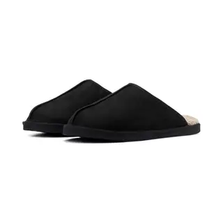 Jack & Jones - Heren Sloffen Dudely Microfiber Pantoffel - Zwart - Maat 40