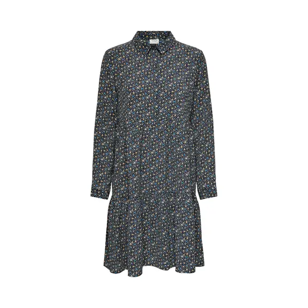 JdY, Damen, Kleider, Print Blusenkleid, Schwarz, (34) thumbnail