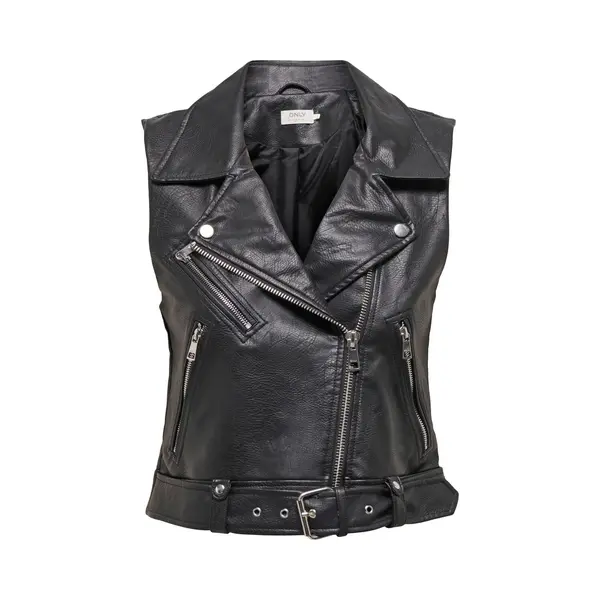 Only Lederimitatweste "Onlvera Faux Leather Waistcoat Otw Noos" thumbnail