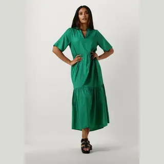 My Essential Wardrobe Linemw Long Dress Jurken Dames - Rok - Jurk - Groen - Maat 34