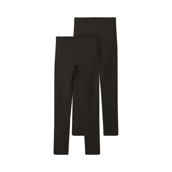 Name It Mädchen Nkfvivian 2p Noos Leggings, Schwarz (Black/Packed With Black 178466001), 110-116 Eu thumbnail
