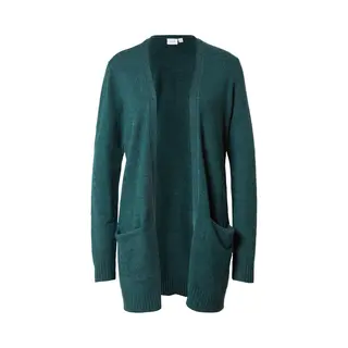 Vila Onbekend Viril L/S Long Knit Cardigan Noos Damesvest, Ponderosa Pijn/Details, Dark Melange