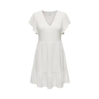 Only Damen Kleid 15289687 Cloud Dancer M