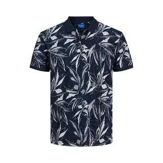 Jack & Jones Jack&Jones Jorcrayon Aop Polo Ss Heren Poloshirt - Maat S