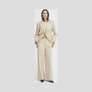 Ichi Damen Ihkate Office Wide Pa Lässige Business-Hose, 151308/Doeskin, S Eu