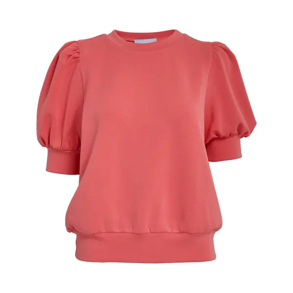 Minus Livana T-shirt Tops & T-shirts Dames - Shirt - Koraal - Maat L thumbnail