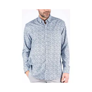 Pre End - Lange Mouw Overhemd - Heren - L - Licht Blauw - Polyester - 31-100568