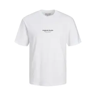 Jack & Jones Herren Rundhals T-Shirt Jorvesterbro - Regular Fit S M L Xl Xxl, Größe, Xxl, Farbe, Bright White 12240121