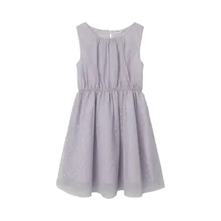 Name It Nkfvabos Spencer Noos Meisjes Jurk - Orchid PetalDetail, W. Tone In Tone Lurex - Maat 164