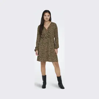 Only - Onlglenda L/S Wrap Dress Jrs - Dames - Mini Jurken