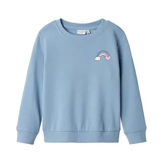 Name It Nmfvasacha Ls Sweat Unb Meisjes Trui - Endless Sky Rainbow