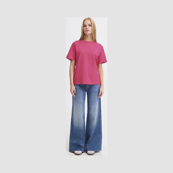 Ichi Ihpalmer Loose Ss Dames Blouse - Maat Xl thumbnail
