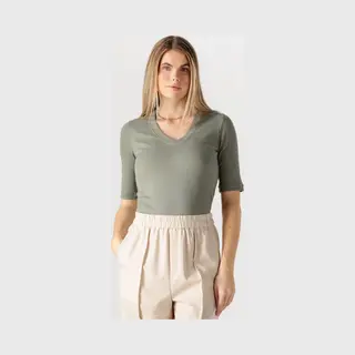 Inwear Dagnaliw T-shirt Tops & T-shirts Dames - Shirt - Groen - Maat Xs