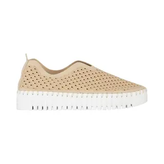 Ilse Jacobsen Instappers Platform TULIP3373W Witte Zool - 110 Latte