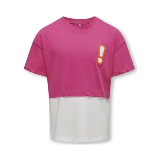 Only Koglaura S/S O-Neck Top Box Jrs Meisjes T-shirt - Maat 158/164