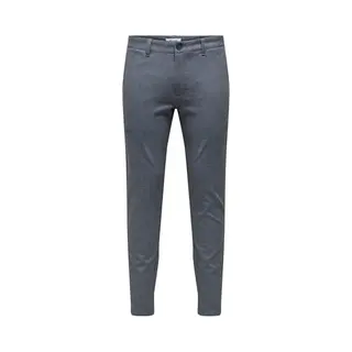Only & Sons Onsmark Slim Ditsy 020934 Pant Chinobroek Voor Heren (1 Stuk), Navy Blauw, Taille 30 / Lengte 32