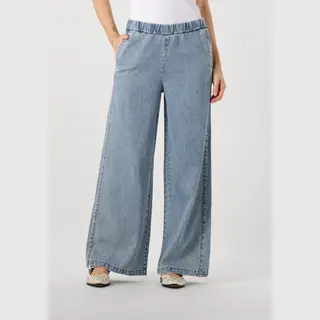 Notre-V Nv-farida Broeken Dames - Blauw - Maat M