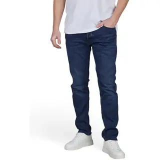 Jack & Jones Heren Jeans Broeken Jjiglenn Slim Fit Blauw Volwassenen