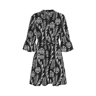 Vero Moda - Vmzera 3/4 V-Neck Short Dress Exp Ga - Dames - Mini Jurken