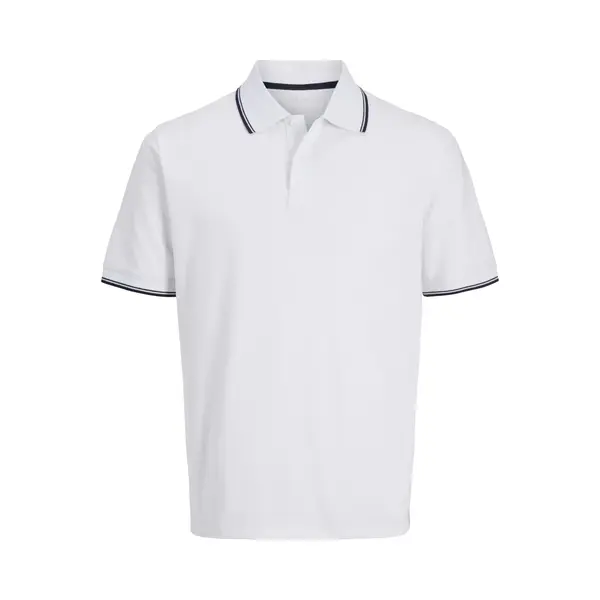 Jj Rebel Herren Jrebzell Polo Ss Sn, White, Xl thumbnail