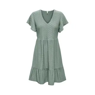 Only Kleid Für Den Alltag 15289687 Grün Regular Fit