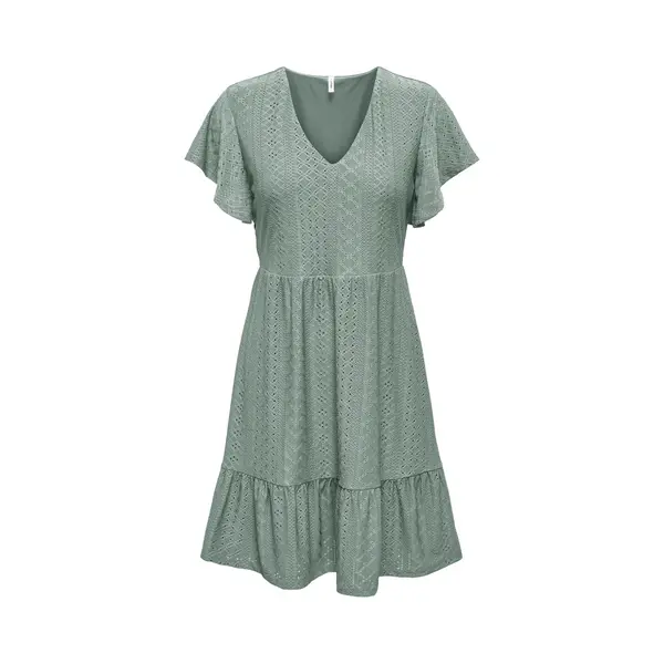 Only Kleid Für Den Alltag 15289687 Grün Regular Fit thumbnail