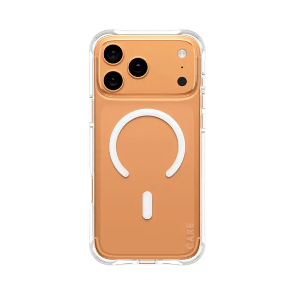PanzerGlass Care by ® Fashionable Case Samba Transparent m. Weiß MagSafe iPhone 17 Pro Max thumbnail