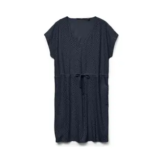 Vero Moda Damen Vmtassa Ss Short Dress Jrs Noos, Navy Blazer, Medium