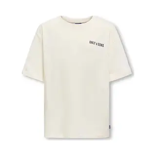 Only & Sons Junior Osjartsy Life Ss Ovs B. Printed Tee Jrs Jongens T-shirt - Tofu Back Palm Front Os