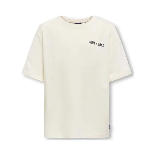 Only & Sons Junior Osjartsy Life Ss Ovs B. Printed Tee Jrs Jongens T-shirt - Tofu Back Palm Front Os thumbnail