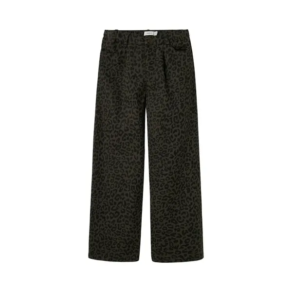 Name It - Nkfbella Wide Leo Twi Pants 3270-Hp L - Meisjes - Broeken - Maat 134 thumbnail