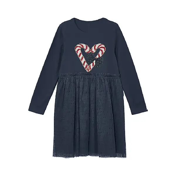 Name It - Nmfrijul Ls Dress Box - Meisjes - Jurken thumbnail