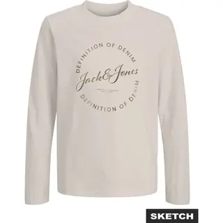 Jack & Jones Jack&Jones - Jjgrayson Tee Ls Crew Neck Jnr - Jongens - Lange Mouwen Shirts
