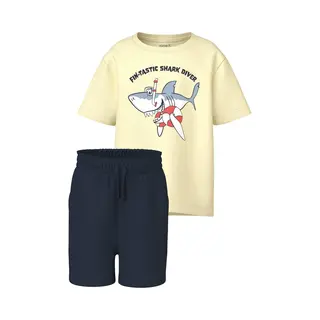 Name It Mini - Nmmvigor Ss Nreg Top Set Jongens Korte Broek