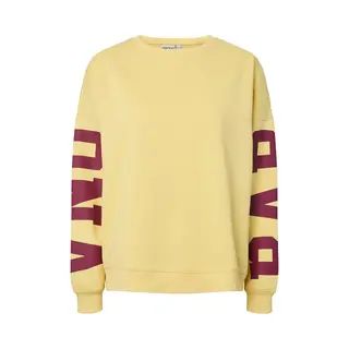 Pieces Trui Pcfany Ls O-neck Oversized Sweat Jr 17164992 Lemon Drop/ Barcelona Dames Maat - S