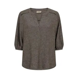 Freequent Blouse Fqlava Blouse 204290 Morel Melange Dames Maat - Xs