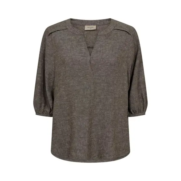 Freequent Blouse Fqlava Blouse 204290 Morel Melange Dames Maat - Xs thumbnail